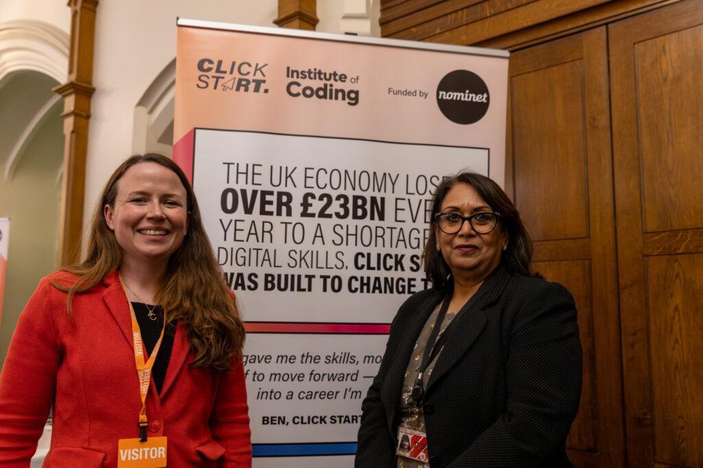 Click start celebration at House of Commons