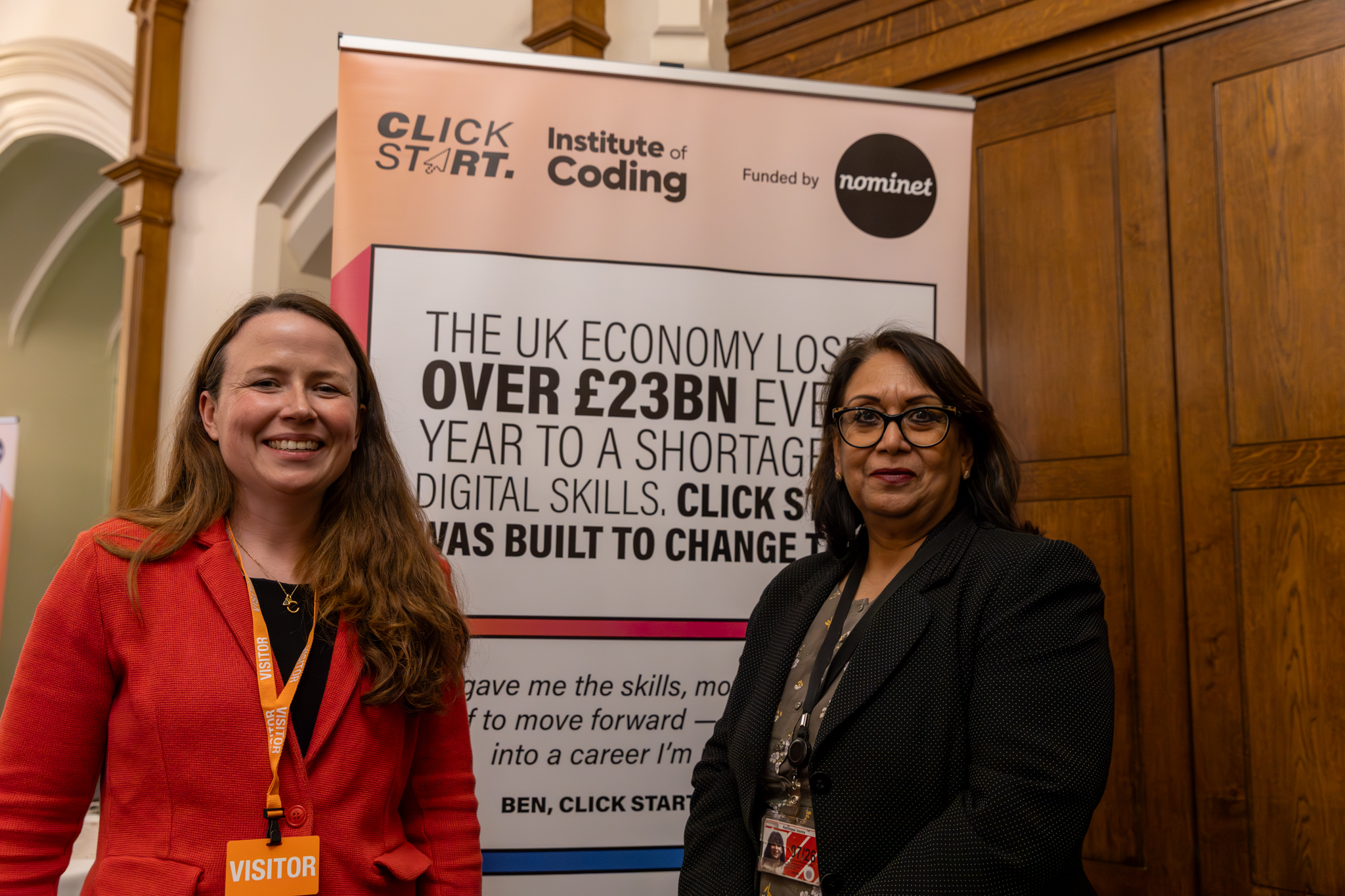 Celebrating the impact of Click Start at the House of Commons 